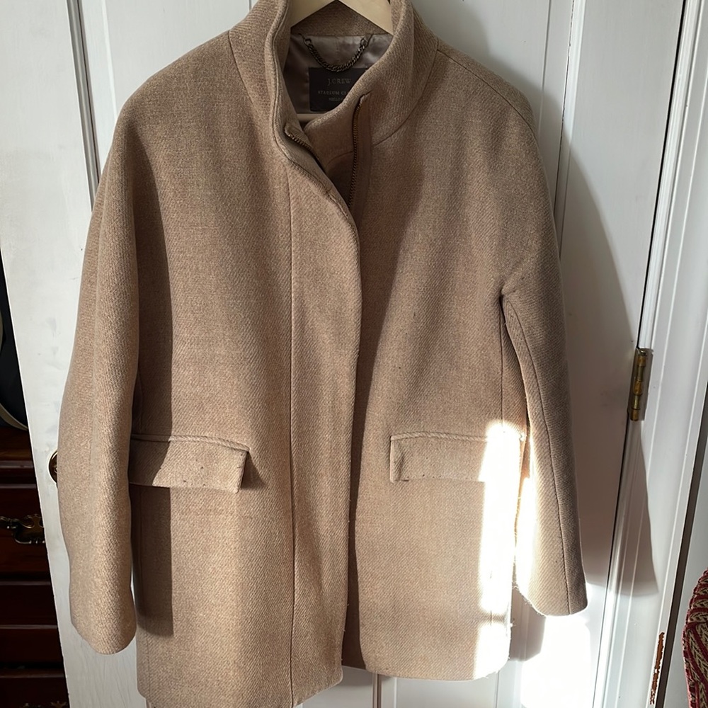 J. Crew Stadium Cloth Coat